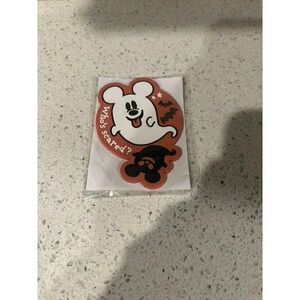 Tokyo Disney Resort 2022 Halloween‎ Souvenir Rubber Coaster Ghost Mickey sd